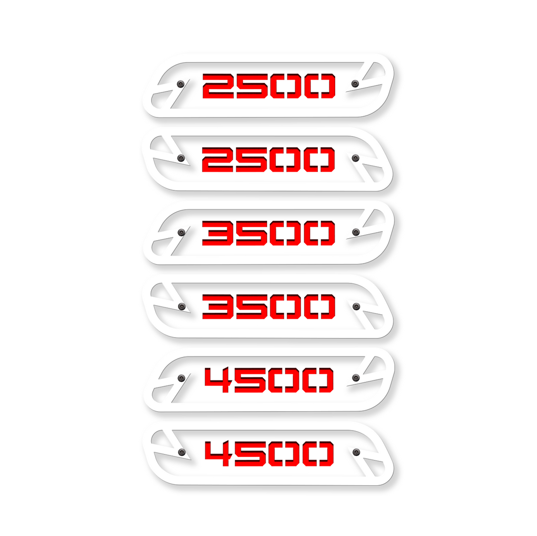 2500, 3500 or 4500 Hood Emblem Replacements - Fits 2019-2025 Ram® 2500, 3500, 4500 - Fully Customizable, LED or Non-LED