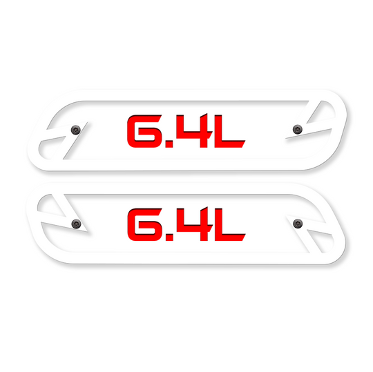 6.4L Hood Emblem Replacements - Fits 2019-2025 Ram® 2500, 3500, 4500 - Fully Customizable, LED or Non-LED