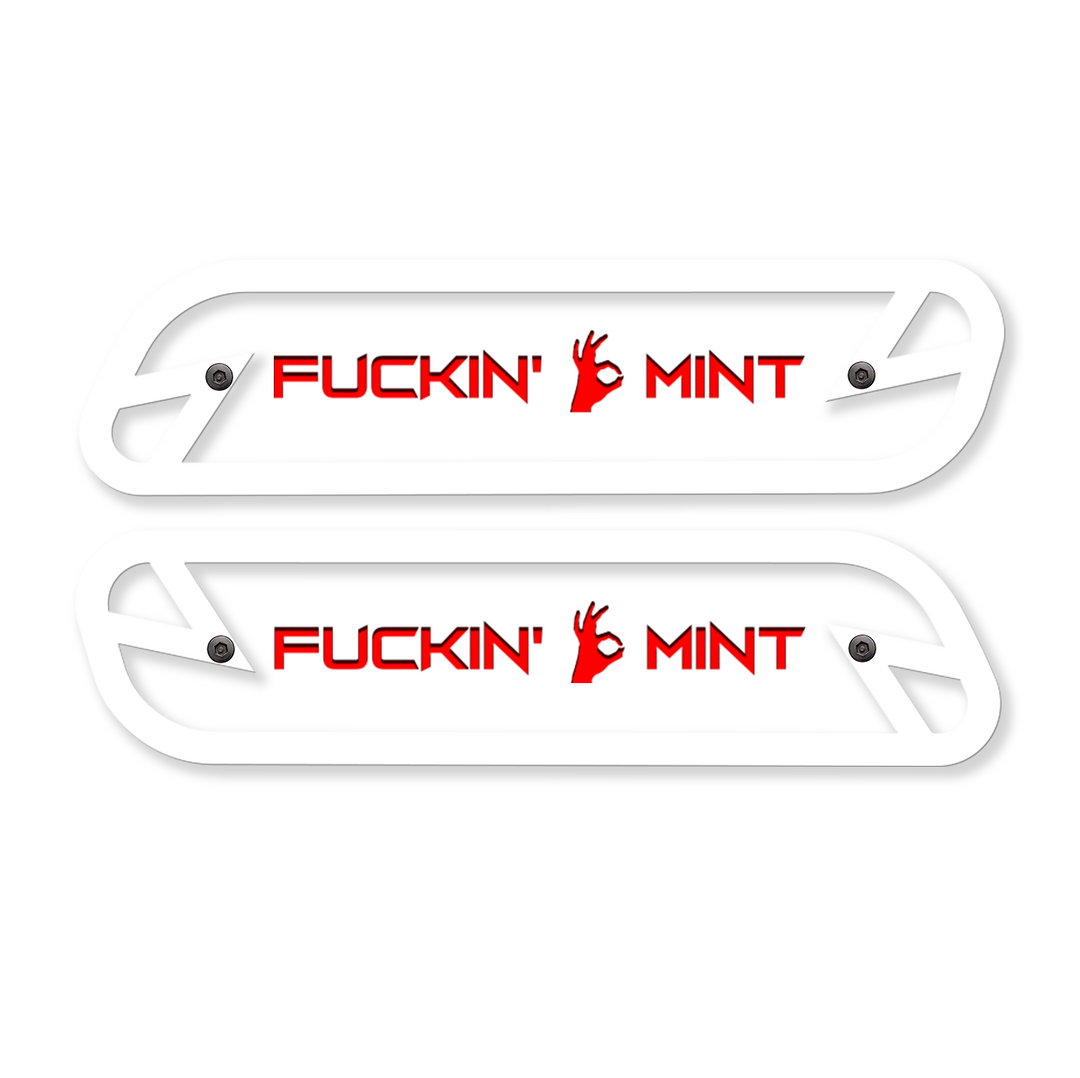 F*ckin' Mint Hood Emblem Replacements - Fits 2019-2023 Ram® 2500, 3500, 4500 - Fully Customizable, LED or Non-LED