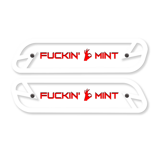 F*ckin' Mint Hood Emblem Replacements - Fits 2019-2025 Ram® 2500, 3500, 4500 - Fully Customizable, LED or Non-LED