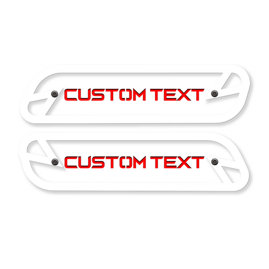 Custom Text Hood Emblem Replacements - Fits 2019-2023 Ram® 2500, 3500, 4500 - Fully Customizable, LED or Non-LED