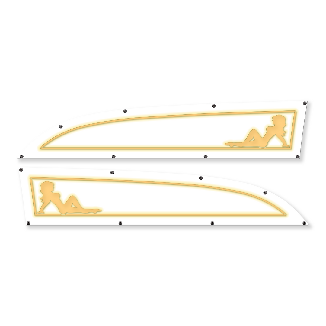 Remplacement des badges d'aile Ford® Super Duty® modèles 11-16 - Entièrement personnalisables, LED et non LED