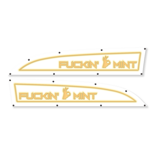 F*ckin' Mint 11-16 Ford® Super Duty® Fender Badge Replacements - Fully Customizable, LED and Non-LED