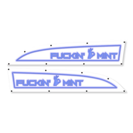 F*ckin' Mint 11-16 Ford® Super Duty® Fender Badge Replacements - Fully Customizable, LED and Non-LED