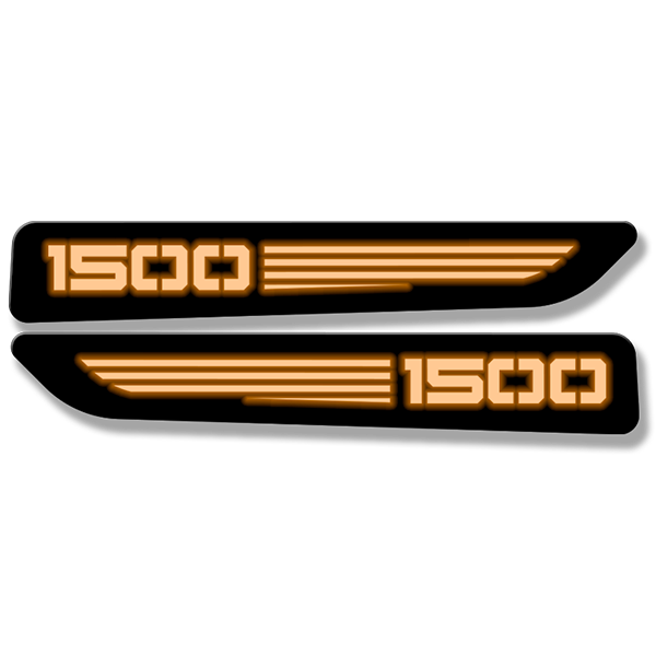 1500 Hood Badges - Illuminated - Fits 2019-2025 Ram 1500® Sport