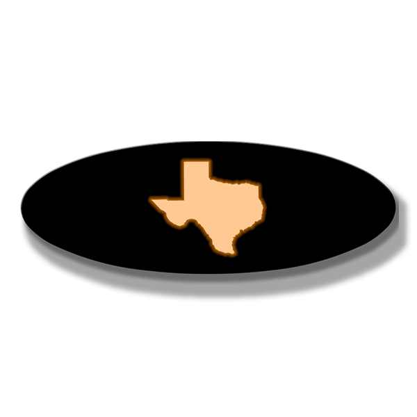 Texas Oval Replacement - Illuminated - Fits 2017-2022 Ford® Super Duty®