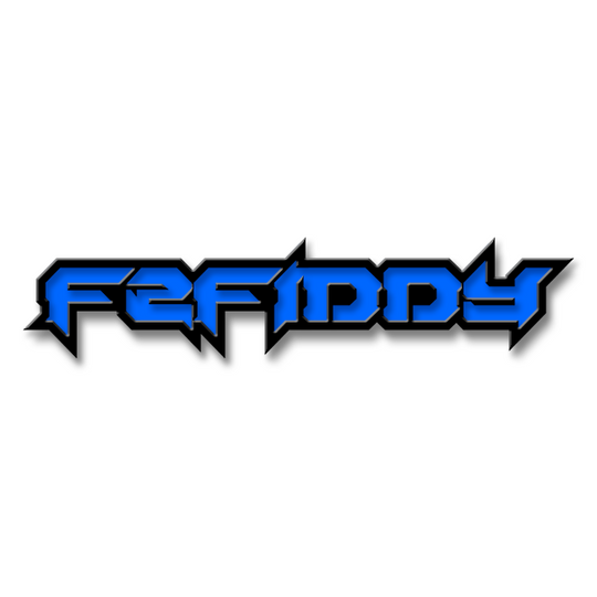 Custom F2Fiddy Text Emblem - Powder Coated Aluminum - Choose Your Colors