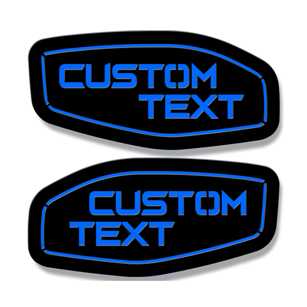 Side Fender Badge Replacements - Custom Text - Fits 2016-2024 Nissan Titan®