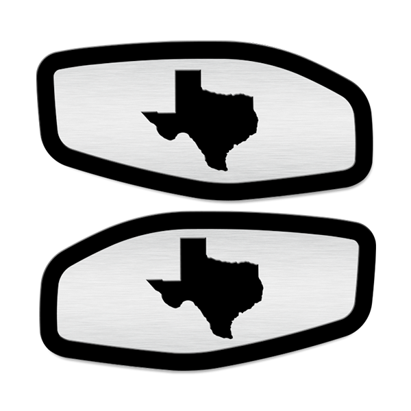 Side Fender Badge Replacements - Texas - Fits 2016-2020 Nissan Titan®