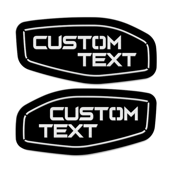 Side Fender Badge Replacements - Custom Text - Fits 2016-2024 Nissan Titan®