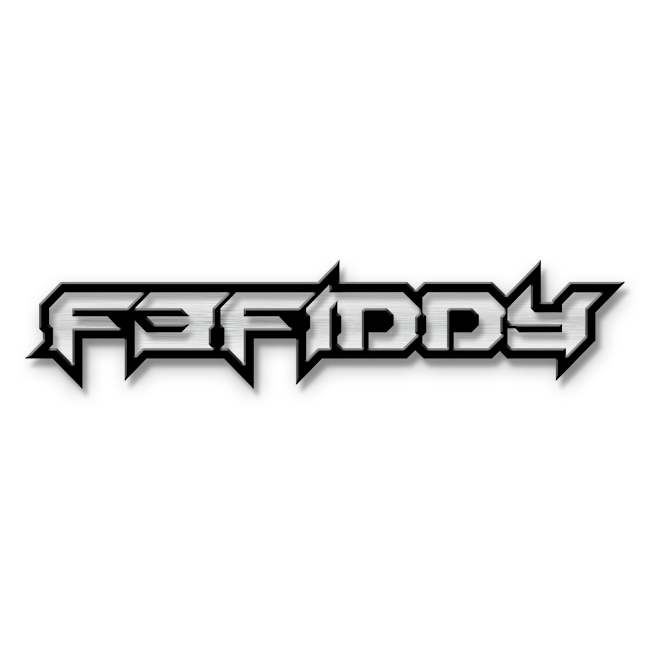 Custom F3Fiddy Text Emblem - Powder Coated Aluminum - Choose Your Colors