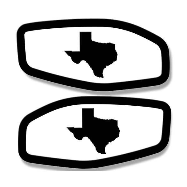 Side Fender Badge Replacements - Texas - Fits 2016-2020 Nissan Titan®