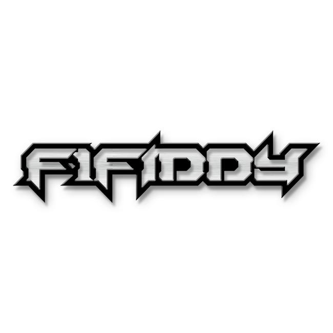 Custom F1Fiddy Text Emblem - Powder Coated Aluminum - Choose Your Colors