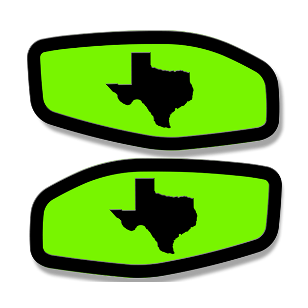 Side Fender Badge Replacements - Texas - Fits 2016-2020 Nissan Titan®