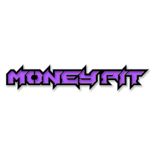 Custom Money Pit Text Emblem - Powder Coated Aluminum - Choose Your Colors