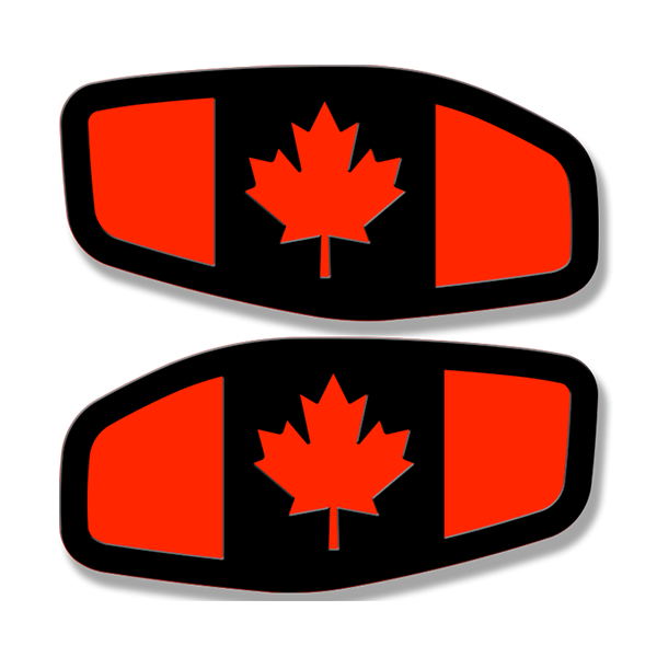 Side Fender Badge Replacements - Canada Flag - Fits 2016-2020 Nissan Titan®