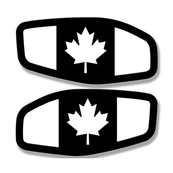 Side Fender Badge Replacements - Canada Flag - Fits 2016-2020 Nissan Titan®