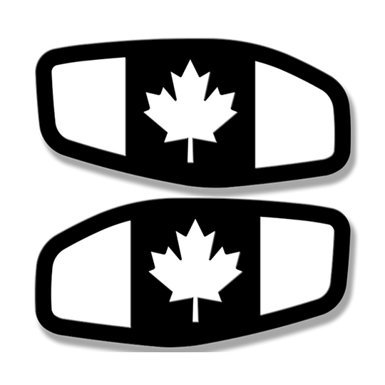 Side Fender Badge Replacements - Canada Flag - Fits 2016-2020 Nissan Titan®