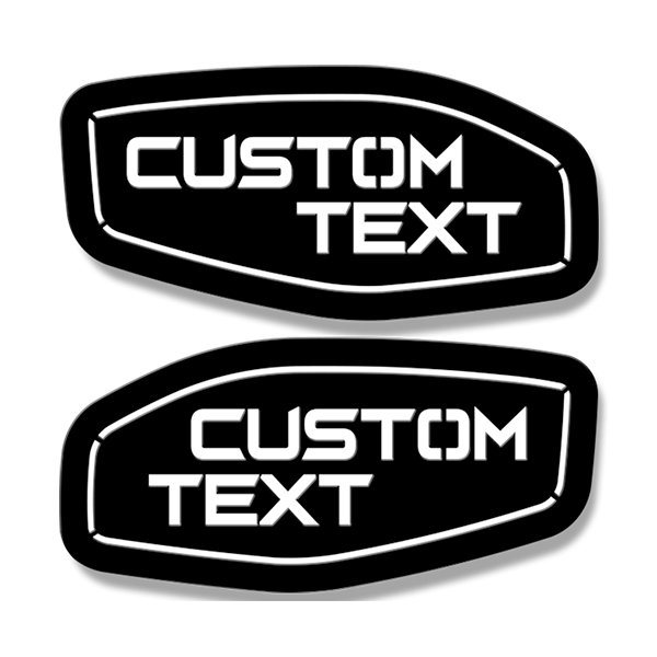 Side Fender Badge Replacements - Custom Text - Fits 2016-2024 Nissan Titan®