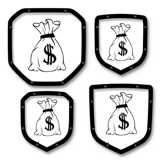 Money Bag Shield Emblem - RAM® Trucks, Grille or Tailgate - Fits Multiple Models and Years