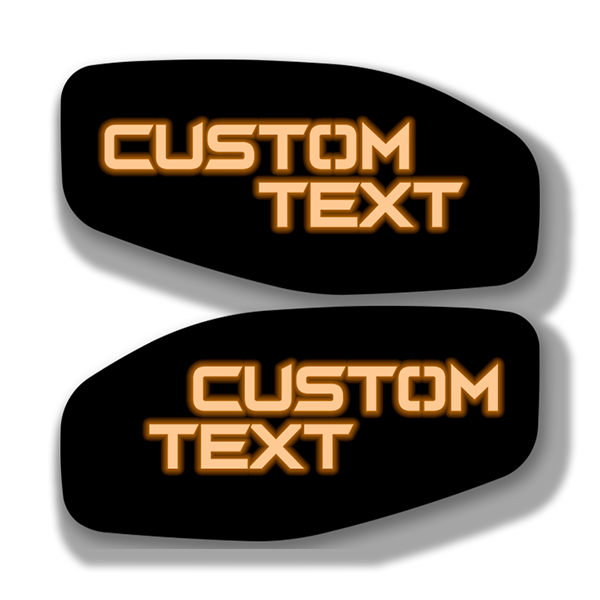 LED Side Fender Badge Replacements - Custom Text - Fits 2016-2024 Nissan Titan®