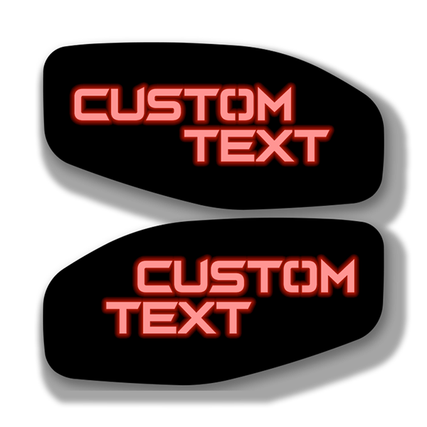 LED Side Fender Badge Replacements - Custom Text - Fits 2016-2024 Nissan Titan®