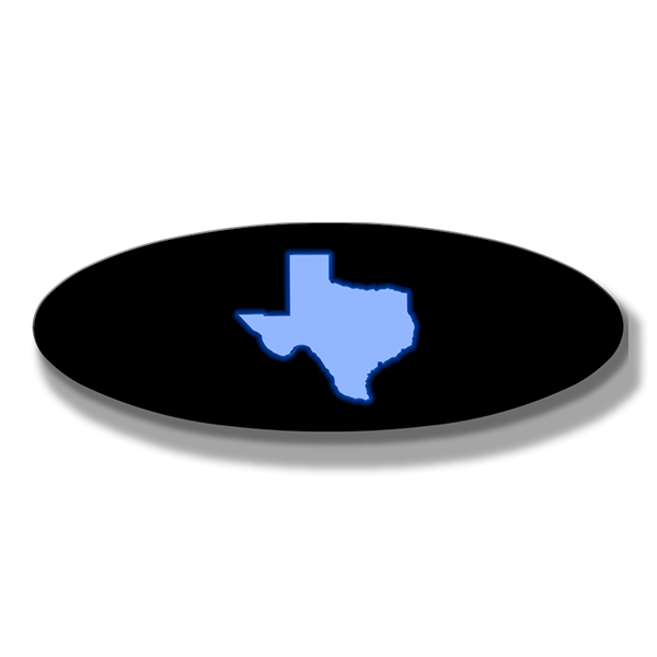 Texas Oval Replacement - Illuminated - Fits 2015-2019 F150® Grille or Tailgate