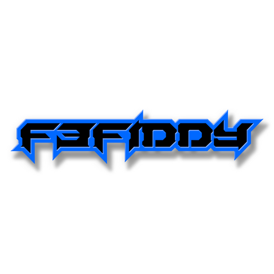 Custom F3Fiddy Text Emblem - Powder Coated Aluminum - Choose Your Colors