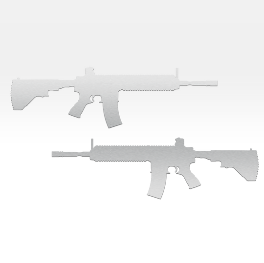 Emblèmes pour garde-boue de fusil AR-15 - Paire