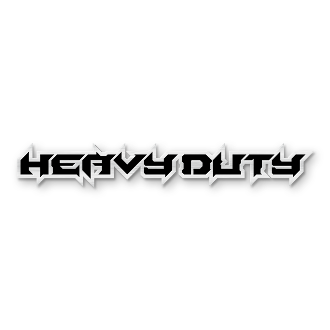 Custom Heavy Duty Text Emblem - Powder Coated Aluminum - Choose Your Colors