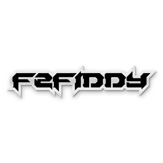 Custom F2Fiddy Text Emblem - Powder Coated Aluminum - Choose Your Colors