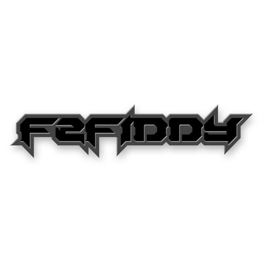 Custom F2Fiddy Text Emblem - Powder Coated Aluminum - Choose Your Colors