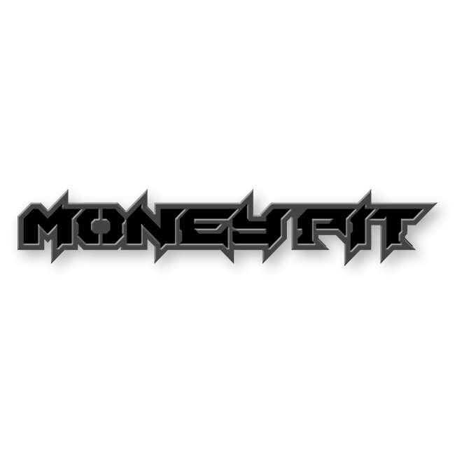 Custom Money Pit Text Emblem - Powder Coated Aluminum - Choose Your Colors