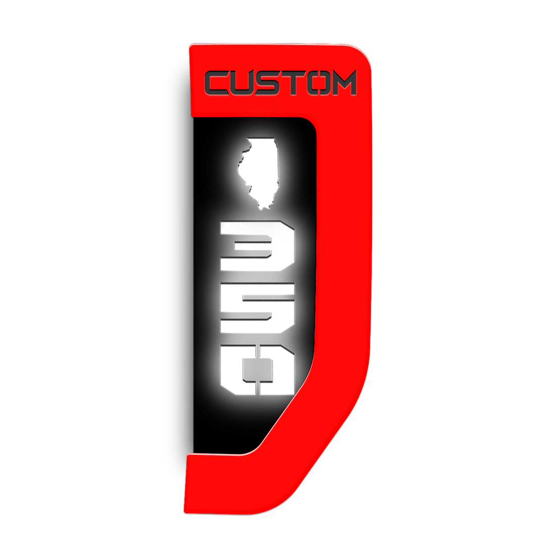 illinois 350 custom fender emblems - fits Super Duty