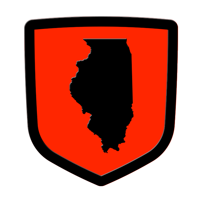 illinois custom tailgate emblem