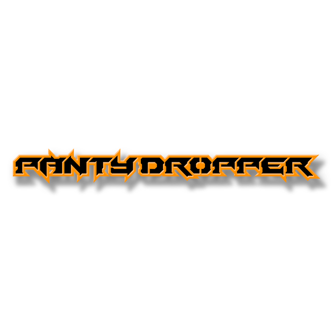 Custom Panty Dropper Text Emblem - Powder Coated Aluminum - Choose Your Colors