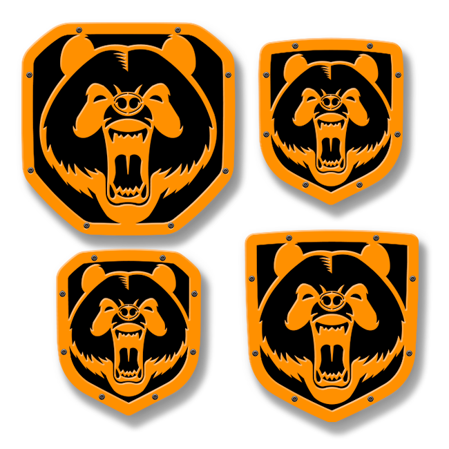 Panda Shield Emblem - RAM® Trucks, Grille and Tailgate - Fits Multiple Models and Years