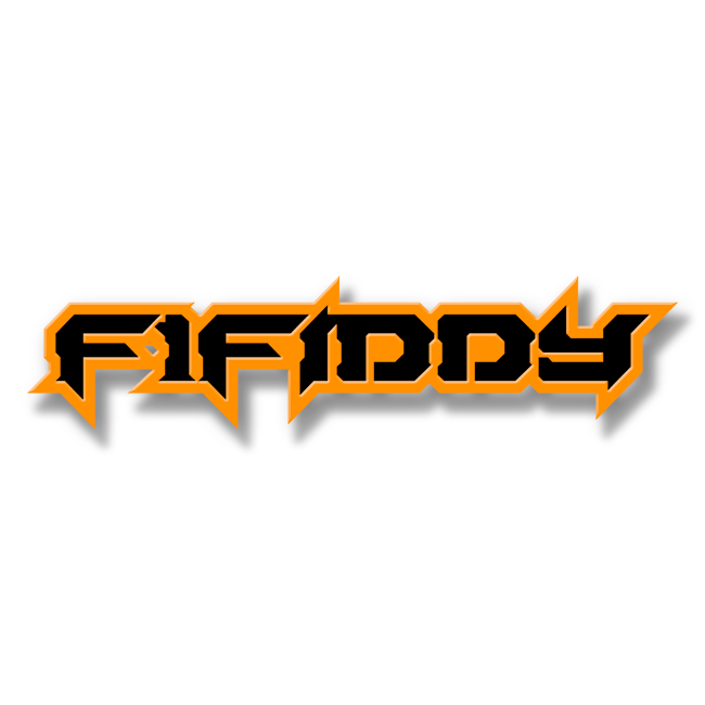 Custom F1Fiddy Text Emblem - Powder Coated Aluminum - Choose Your Colors