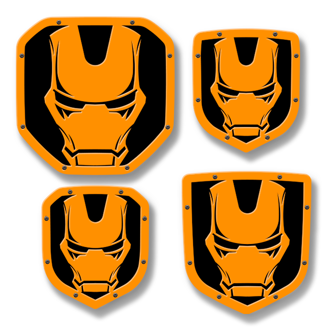 Iron Helmet Shield Emblem - RAM® Trucks, Grille or Tailgate - Fits Multiple Models and Years