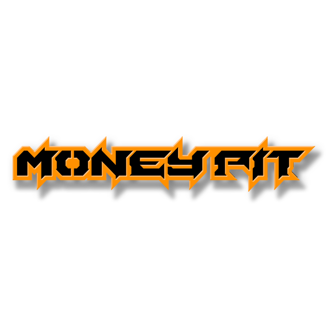 Custom Money Pit Text Emblem - Powder Coated Aluminum - Choose Your Colors