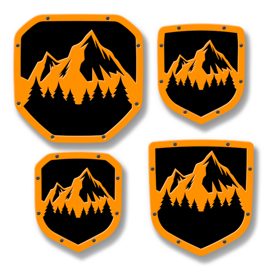 Mountains Shield Emblem - RAM® Trucks, Grille and Tailgate - Fits Multiple Models and Years