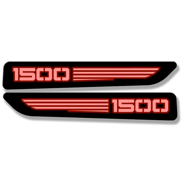 1500 Hood Badges - Illuminated - Fits 2019-2025 Ram 1500® Sport