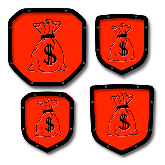 Money Bag Shield Emblem - RAM® Trucks, Grille or Tailgate - Fits Multiple Models and Years