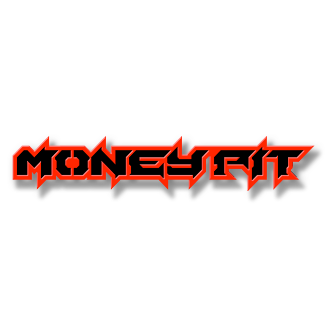 Custom Money Pit Text Emblem - Powder Coated Aluminum - Choose Your Colors