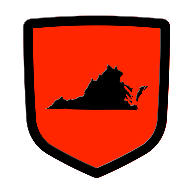 virginia custom tailgate emblem