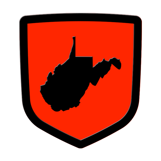 west virginia custom tailgate emblem