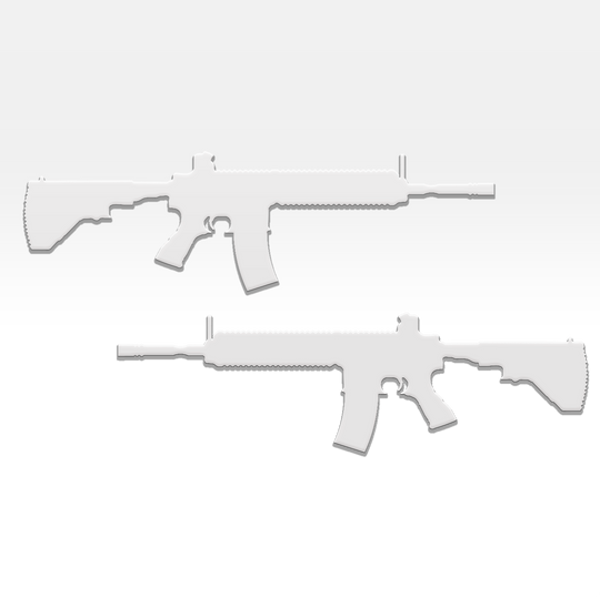 AR-15 Rifle Fender Emblems - Pair