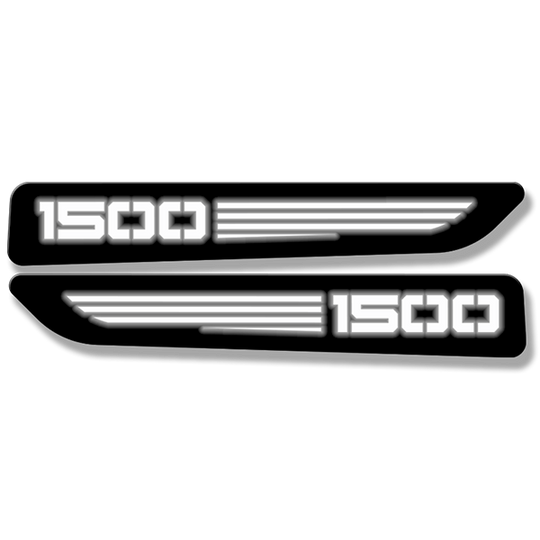 1500 Hood Badges - Illuminated - Fits 2019-2025 Ram 1500® Sport