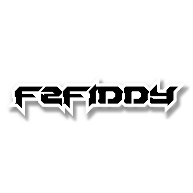 Custom F2Fiddy Text Emblem - Powder Coated Aluminum - Choose Your Colors