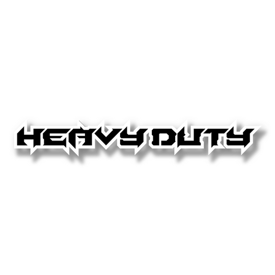 Custom Heavy Duty Text Emblem - Powder Coated Aluminum - Choose Your Colors